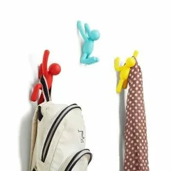 BAUHAUS Kleiderhaken Buddy 7,5 X 16,8 Cm, Rot/Blau/Gelb, Traglast: 2,2 Kg/Haken -BAUHAUS 12 2134