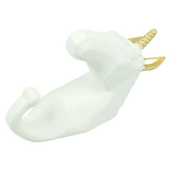 BAUHAUS Garderobenhaken Einhorn L X B X H: 4 X 7 X 12 Cm, Weiß 5 BAUHAUS Garderobenhaken Einhorn L X B X H: 4 X 7 X 12 Cm, Weiß – Bild 5