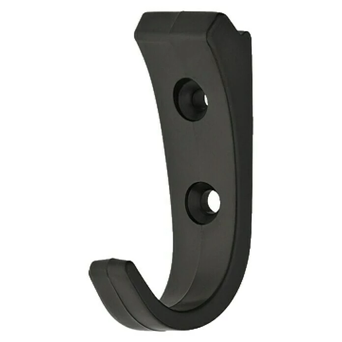 BAUHAUS Häfele Garderobenhaken Kunststoff L X H: 23 X 70 Mm, Schwarz 1 BAUHAUS Häfele Garderobenhaken Kunststoff L X H: 23 X 70 Mm, Schwarz