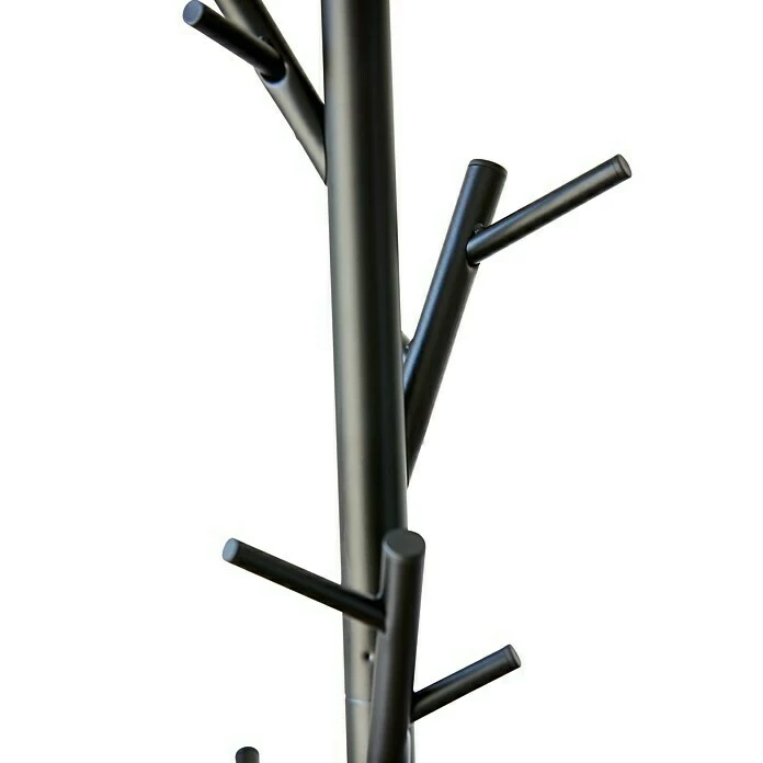 BAUHAUS Garderobenständer Loft Ø X H: 30 X 170 Cm, Anzahl Haken: 15, Schwarz 4 BAUHAUS Garderobenständer Loft Ø X H: 30 X 170 Cm, Anzahl Haken: 15, Schwarz – Bild 4
