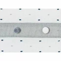 BAUHAUS Elbersdrucke Ösenschal Bobbel Weiß/Grau/Anthrazit, 100% Polyester -BAUHAUS 12 219