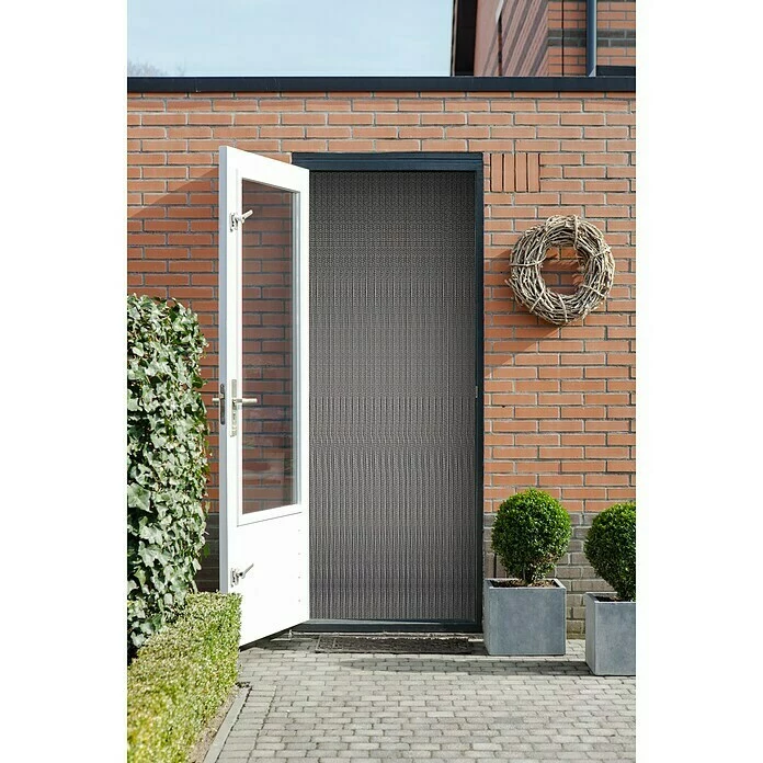 BAUHAUS Türvorhang Rom Blau, 93 X 210 Cm 2 BAUHAUS Türvorhang Rom Blau, 93 X 210 Cm – Bild 2