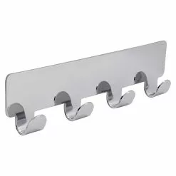 BAUHAUS Siro Hakenleiste 2178-156ZN1KV1S 156 X 16 Mm, Anzahl Haken: 4 Stk., Verchromt Poliert -BAUHAUS 12 2216