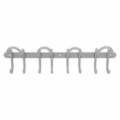 BAUHAUS Siro Hakenleiste 1783 Aluminium L X H: 400 X 132 Mm, Anzahl Haken: 8 Stk. -BAUHAUS 12 2245