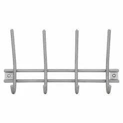 BAUHAUS Siro Garderobenleiste 2196-300N1V L X B X H: 300 X 160 X 50 Mm, Anzahl Haken: 4 Stk.