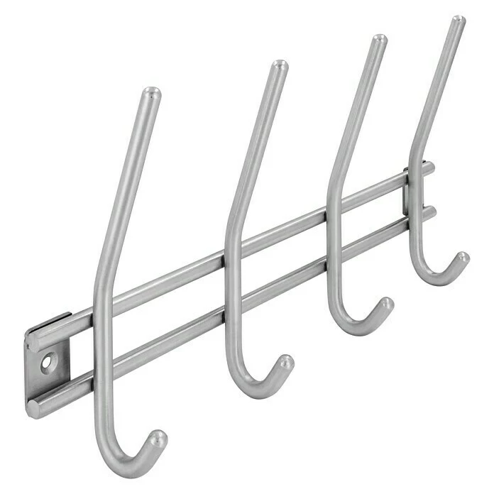 BAUHAUS Siro Garderobenleiste 2196-300N1V L X B X H: 300 X 160 X 50 Mm, Anzahl Haken: 4 Stk. 2 BAUHAUS Siro Garderobenleiste 2196-300N1V L X B X H: 300 X 160 X 50 Mm, Anzahl Haken: 4 Stk. – Bild 2