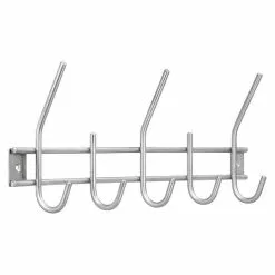 BAUHAUS Siro Garderobenleiste L X B X H: 380 X 150 X 50 Mm, Anzahl Haken: 5 Stk.