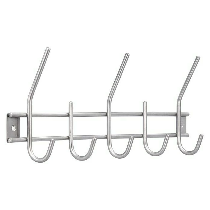 BAUHAUS Siro Garderobenleiste L X B X H: 380 X 150 X 50 Mm, Anzahl Haken: 5 Stk. 1 BAUHAUS Siro Garderobenleiste L X B X H: 380 X 150 X 50 Mm, Anzahl Haken: 5 Stk.