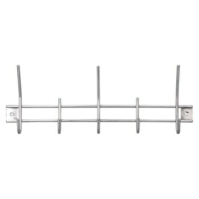 BAUHAUS Siro Garderobenleiste L X B X H: 380 X 150 X 50 Mm, Anzahl Haken: 5 Stk. 2 BAUHAUS Siro Garderobenleiste L X B X H: 380 X 150 X 50 Mm, Anzahl Haken: 5 Stk. – Bild 2