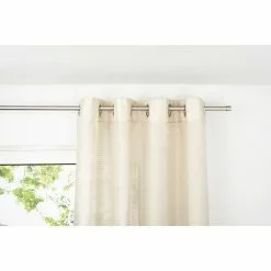 BAUHAUS Ösenschal Dot B X H: 135 X 300 Cm, 100 % Polyester, Sand