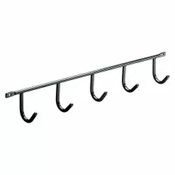 BAUHAUS Hettich Hakenleiste 35 X 52 Mm, Anzahl Haken: 5 Stk.