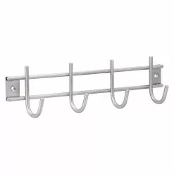 BAUHAUS Siro Garderobenleiste 300N1V1E L X B X H: 300 X 80 X 50 Mm, Anzahl Haken: 4 Stk.