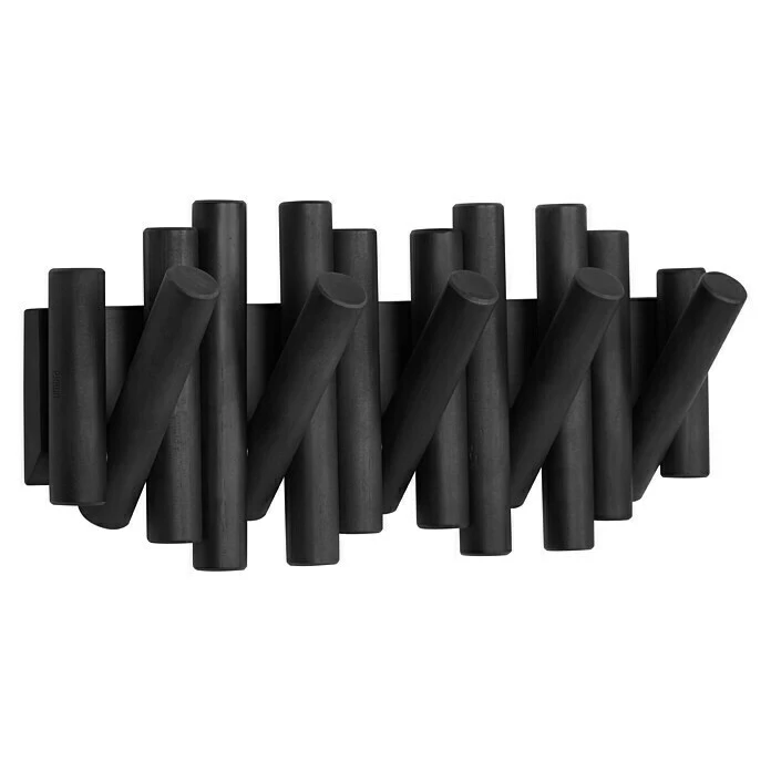 BAUHAUS Umbra Garderobenleiste Picket L X B X H: 4 X 37,8 X 16,8 Cm, Schwarz 1 BAUHAUS Umbra Garderobenleiste Picket L X B X H: 4 X 37,8 X 16,8 Cm, Schwarz