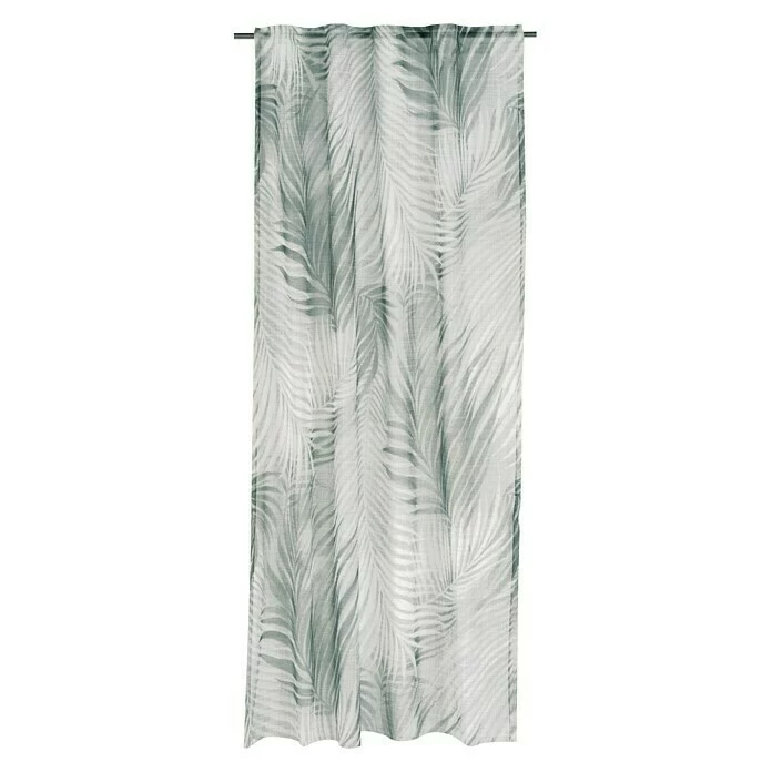 BAUHAUS Rasch Home Schlaufenbandschal Tahiti 140 X 255 Cm, 100 % Polyester, Grau/Grün 1 BAUHAUS Rasch Home Schlaufenbandschal Tahiti 140 X 255 Cm, 100 % Polyester, Grau/Grün