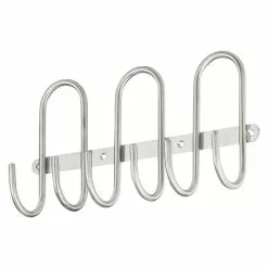 BAUHAUS Häfele Garderobenleiste L X B X H: 67 X 295 X 158 Mm, Anzahl Haken: 6 Stk., Silber