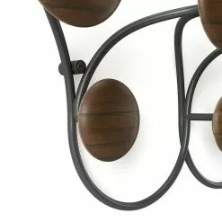 BAUHAUS Umbra Garderobenleiste Dotsy L X B X H: 10,5 X 43,2 X 17,2 Cm, Anzahl Haken: 7 Stk., Schwarz -BAUHAUS 12 2383