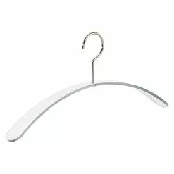 BAUHAUS Pador Kleiderbügel Curve Transparent, Acrylglas