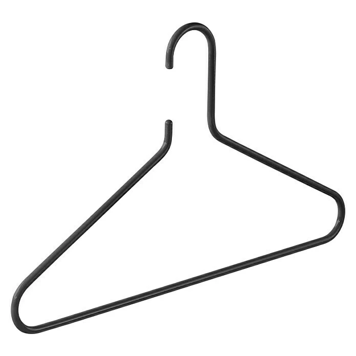 BAUHAUS Pador Kleiderbügel Ageless Schwarz, Metall 1 BAUHAUS Pador Kleiderbügel Ageless Schwarz, Metall
