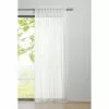 BAUHAUS Schlaufenschal Transparent B X H: 135 X 245 Cm, 100 % Polyester, Weiß