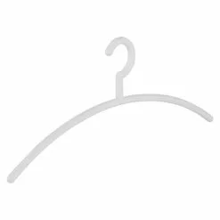 BAUHAUS Pador Kleiderbügel Nizza Weiss, Kunststoff