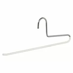 BAUHAUS Pador Hosenbügel Weiß, Metall