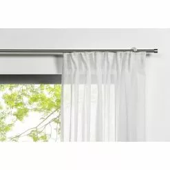 BAUHAUS Schlaufenschal Transparent B X H: 135 X 245 Cm, 100 % Polyester, Weiß -BAUHAUS 12 243