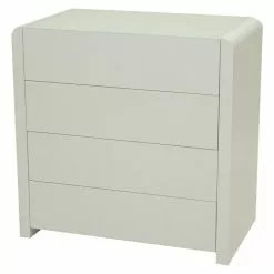 BAUHAUS Phönix Atlanta Kommode L X B X H: 45 X 78,5 X 78,8 Cm, Weiß, Ohne Tür, Anzahl Schubladen: 4 Stk.