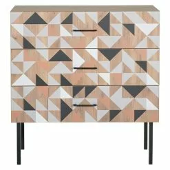 BAUHAUS Phönix Spectral Kommode L X B X H: 45 X 100 X 105 Cm, Holzfarben, Anzahl Schubladen: 3 Stk.