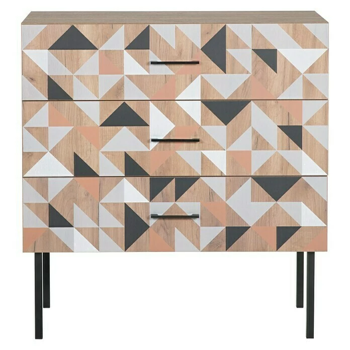 BAUHAUS Phönix Spectral Kommode L X B X H: 45 X 100 X 105 Cm, Holzfarben, Anzahl Schubladen: 3 Stk. 1 BAUHAUS Phönix Spectral Kommode L X B X H: 45 X 100 X 105 Cm, Holzfarben, Anzahl Schubladen: 3 Stk.