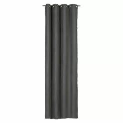 BAUHAUS Ösenschal Fabricio B X H: 140 X 245 Cm, 100 % Polyester, Anthrazit