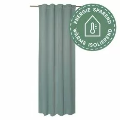 BAUHAUS Elbersdrucke Verdunkelungsvorhang Midnight 140 X 255 Cm, 100 % Polyester, Mint