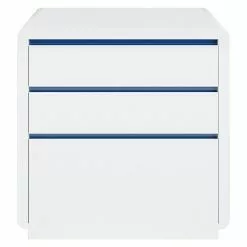 BAUHAUS Phönix Prana Kommode L X B X H: 45 X 78,5 X 78,5 Cm, Weiß, Anzahl Schubladen: 3 Stk.