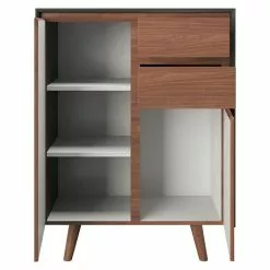 BAUHAUS Phönix Playboy Kommode Victoria L X B X H: 42 X 90 X 116,8 Cm, Nussbaum, Anzahl Türen: 2 Stk. -BAUHAUS 12 2554