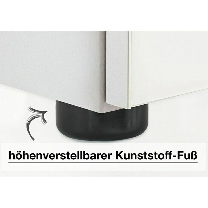 BAUHAUS Express Möbel Highboard Solutions L X B X H: 42 X 50 X 100 Cm, Sonoma Eiche, Anzahl Schubladen: 5 Stk. 4 BAUHAUS Express Möbel Highboard Solutions L X B X H: 42 X 50 X 100 Cm, Sonoma Eiche, Anzahl Schubladen: 5 Stk. – Bild 4