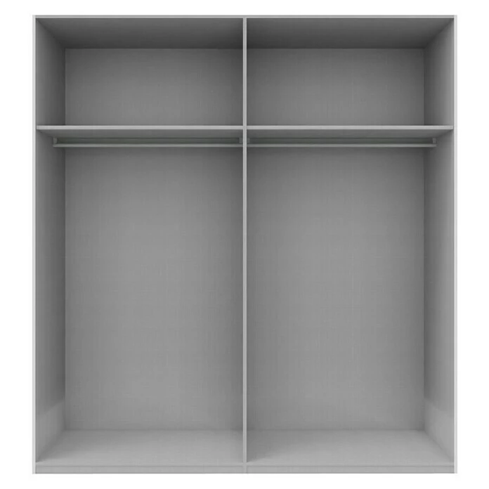 BAUHAUS Express Möbel Drehtürschrank Swift B X T X H: 200 X 58 X 216 Cm, Mit Spiegel, Ohne Zubehör, Farbe Front: Eiche Jackson, Farbe Korpus: Eiche Jackson 2 BAUHAUS Express Möbel Drehtürschrank Swift B X T X H: 200 X 58 X 216 Cm, Mit Spiegel, Ohne Zubehör, Farbe Front: Eiche Jackson, Farbe Korpus: Eiche Jackson – Bild 2