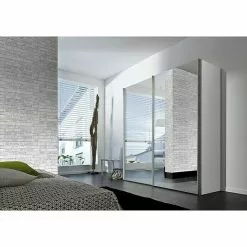 BAUHAUS Express Möbel Schwebetürenschrank Stars B X T X H: 200 X 68 X 236 Cm, Farbe Griff: Aluminiumfarben, Farbe Front: Spiegel, Farbe Korpus: Weiß 8 BAUHAUS Express Möbel Schwebetürenschrank Stars B X T X H: 200 X 68 X 236 Cm, Farbe Griff: Aluminiumfarben, Farbe Front: Spiegel, Farbe Korpus: Weiß -BAUHAUS 12 2652