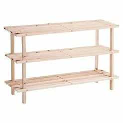 BAUHAUS Zeller Schuhregal L X B X H: 26 X 80 X 49,5 Cm, Braun