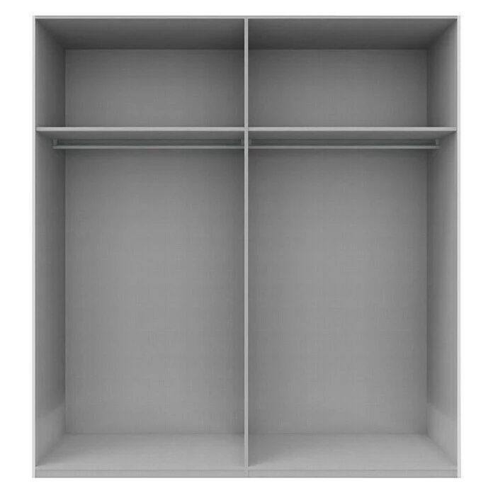 BAUHAUS Express Möbel Drehtürschrank Swift B X T X H: 200 X 58 X 216 Cm, Ohne Spiegel, Ohne Zubehör, Farbe Front: Basalt, Farbe Korpus: Basalt 2 BAUHAUS Express Möbel Drehtürschrank Swift B X T X H: 200 X 58 X 216 Cm, Ohne Spiegel, Ohne Zubehör, Farbe Front: Basalt, Farbe Korpus: Basalt – Bild 2