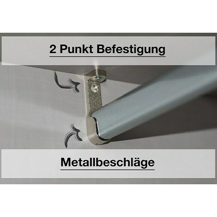 BAUHAUS Express Möbel Drehtürschrank Swift B X T X H: 200 X 58 X 216 Cm, Ohne Spiegel, Ohne Zubehör, Farbe Front: Basalt, Farbe Korpus: Basalt 6 BAUHAUS Express Möbel Drehtürschrank Swift B X T X H: 200 X 58 X 216 Cm, Ohne Spiegel, Ohne Zubehör, Farbe Front: Basalt, Farbe Korpus: Basalt – Bild 6