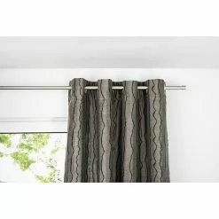 BAUHAUS Ösenschal Stream B X H: 135 X 300 Cm, 100 % Polyester, Taupe