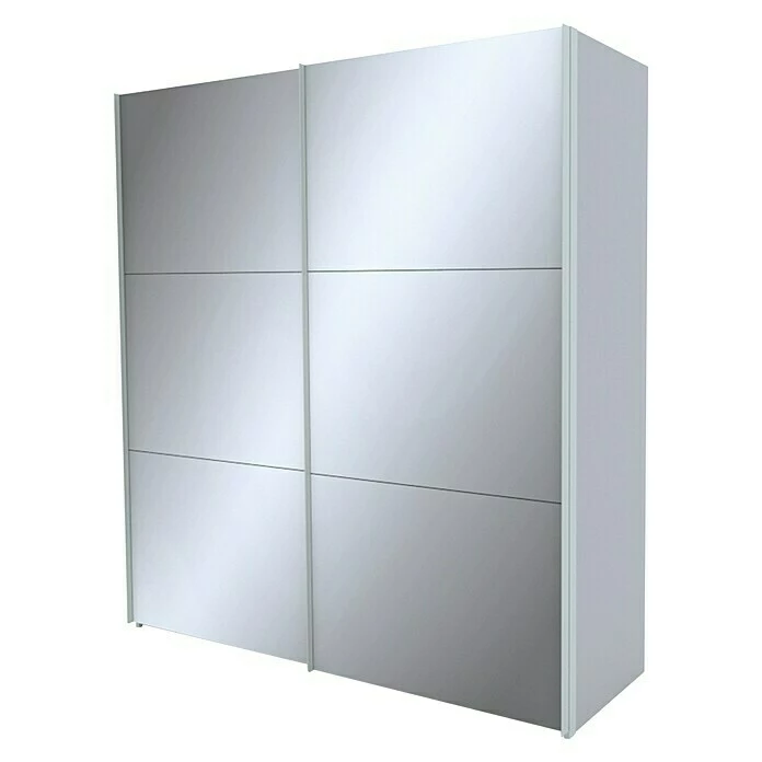 BAUHAUS Express Möbel Schwebetürenschrank Stars B X T X H: 200 X 68 X 216 Cm, Farbe Griff: Aluminiumfarben, Farbe Front: Seidengrau/Seidengrauglas, Farbe Korpus: Seidengrau 1 BAUHAUS Express Möbel Schwebetürenschrank Stars B X T X H: 200 X 68 X 216 Cm, Farbe Griff: Aluminiumfarben, Farbe Front: Seidengrau/Seidengrauglas, Farbe Korpus: Seidengrau