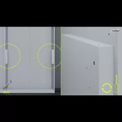 BAUHAUS Express Möbel Drehtürschrank Brooklyn B X T X H: 200 X 58 X 216 Cm, Weiß, Mit Spiegel 9 BAUHAUS Express Möbel Drehtürschrank Brooklyn B X T X H: 200 X 58 X 216 Cm, Weiß, Mit Spiegel -BAUHAUS 12 2909