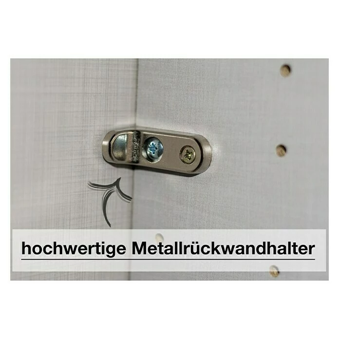 BAUHAUS Express Möbel Drehtürschrank Brooklyn B X T X H: 200 X 58 X 216 Cm, Weiß, Mit Spiegel 5 BAUHAUS Express Möbel Drehtürschrank Brooklyn B X T X H: 200 X 58 X 216 Cm, Weiß, Mit Spiegel – Bild 5