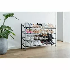 BAUHAUS Schuhregal Loft L X B X H: 23 X 116 X 68 Cm, Schwarz 5 BAUHAUS Schuhregal Loft L X B X H: 23 X 116 X 68 Cm, Schwarz -BAUHAUS 12 2976