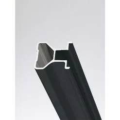 BAUHAUS Room Plaza Easy Griffprofil Passend Für: Room Plaza Easy Schiebetür-Bau-Sets, 2.550 Mm, Schwarz