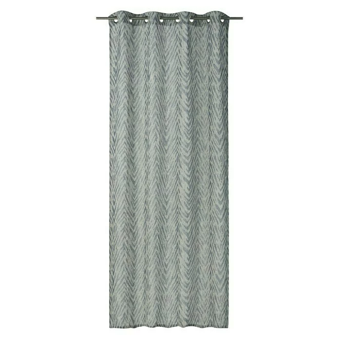 BAUHAUS Rasch Home Ösenschal Safari 140 X 255 Cm, 66 % Polyester, 34 % Leinen, Blau 1 BAUHAUS Rasch Home Ösenschal Safari 140 X 255 Cm, 66 % Polyester, 34 % Leinen, Blau