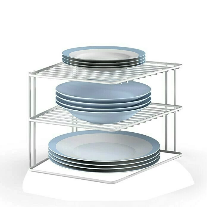 BAUHAUS Metaltex Eckschrank-Einsatz Silos L X B X H: 25 X 25 X 19 Cm, Metall 2 BAUHAUS Metaltex Eckschrank-Einsatz Silos L X B X H: 25 X 25 X 19 Cm, Metall – Bild 2