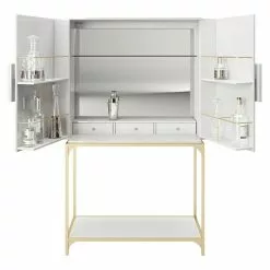 BAUHAUS Phönix Playboy Mehrzweckschrank Brandi L X B X H: 45 X 100 X 170 Cm, Weiß -BAUHAUS 12 3087