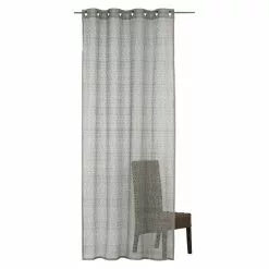 BAUHAUS Elbersdrucke Ösenschal Colourful Moments Grau, 140 X 255 Cm, 100 % Polyester