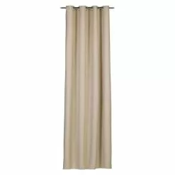 BAUHAUS Ösenschal Fabricio B X H: 140 X 245 Cm, 100 % Polyester, Creme